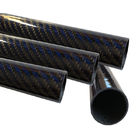 Racing Type Flexible Bicycle Carbon Fiber Tubing With 3K Twill Plain Weave