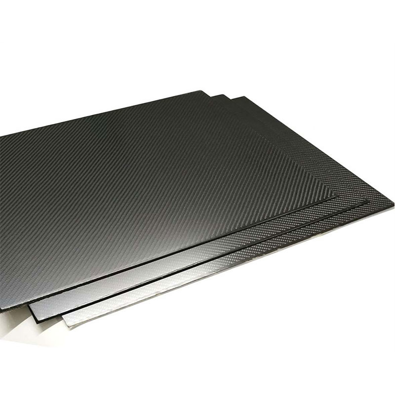 100% 3K Plain Weave Carbon Fiber Sheets Plate 200 X 300 X 1 MM