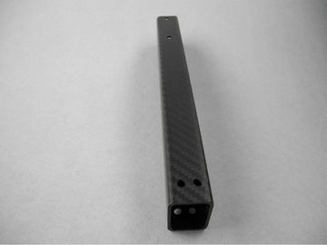 Moulding Pultrusion Roll Wrapped Carbon Fiber Tube Rectangular 3K