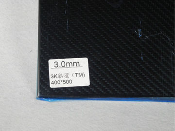 High strength weight ratio Twill Matte Carbon Fiber Plate Board 3.0mm with 3K material