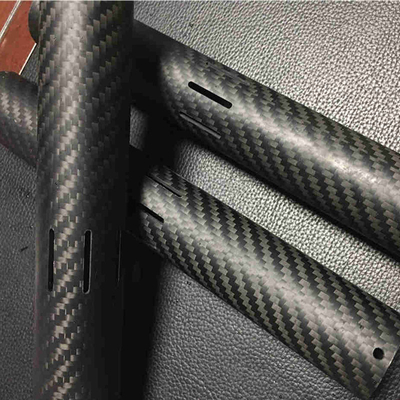14 X 12 X 1000mm Carbon Fiber Tube 3K Roll Wrapped CF Tube