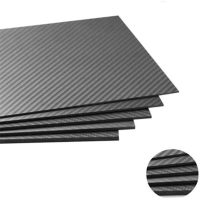 100% Carbon Fiber Plate / Panel / Sheet 3K Twill Weave Glossy / Matte Surface 0.5 - 3mm