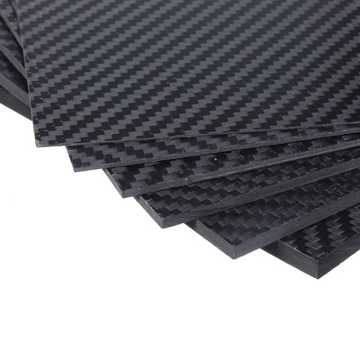 Anti Aging Flexibility 3K Carbon Fiber Board 200x300mm 1mm To 5mm Thickness