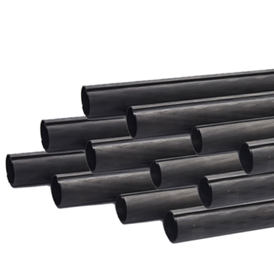 High Modulus UV Resistant Ultra Lightweight 3K CF Tubes 1000mm