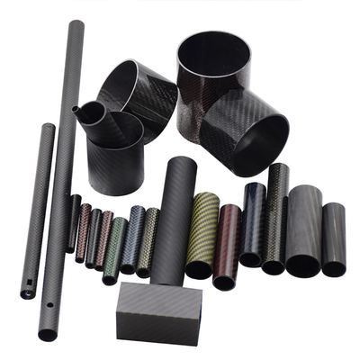 Professional Lightweight Custom Thickness 3K Large Diameter Carbon Fiber Tube