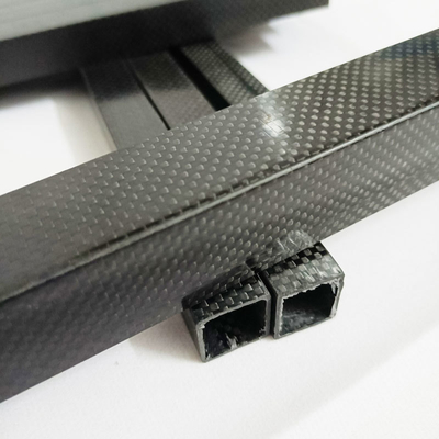 Rigid, Durable & Precision-Made Square Carbon Fiber Tube, Roll Wrapped or Pultruded