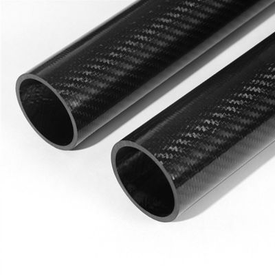 1000mm Length Matte Twill Fibre 3k Carbon Fiber Tube OD From 8mm to 62mm