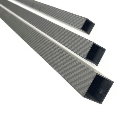 Square carbon fiber tube, outer (20x20 mm.) - inner (18x18mm.) - Length 1000 mm.