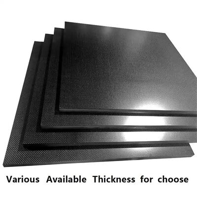 High Strength Lightweight 100% 3K Twill/Plain Weave Glossy or Matte Carbon Fiber Panel