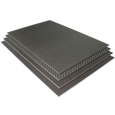 Premium Finish 3K Plain Weave Carbon Fiber Sheet with 0.5mm to 10mm Thickness for High-Performance Applications