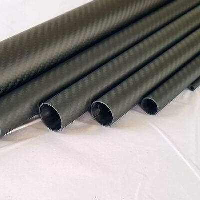 Carbon Fiber Tube Roll Wrapped 3K Twill Finish for Aerospace RC Applications