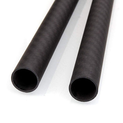 OEM CNC Machining 3K Matte Plain Carbon Fiber Tube