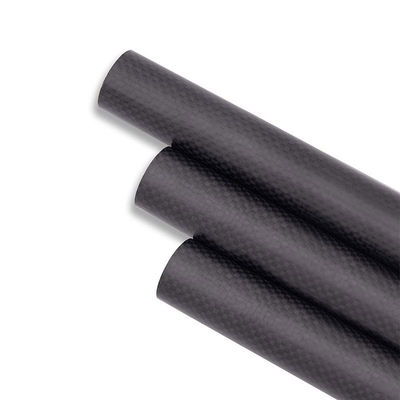 OEM CNC Machining 3K Matte Plain Carbon Fiber Tube