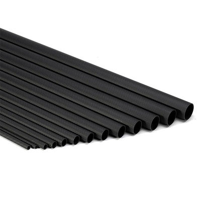 OEM CNC Machining 3K Matte Plain Carbon Fiber Tube