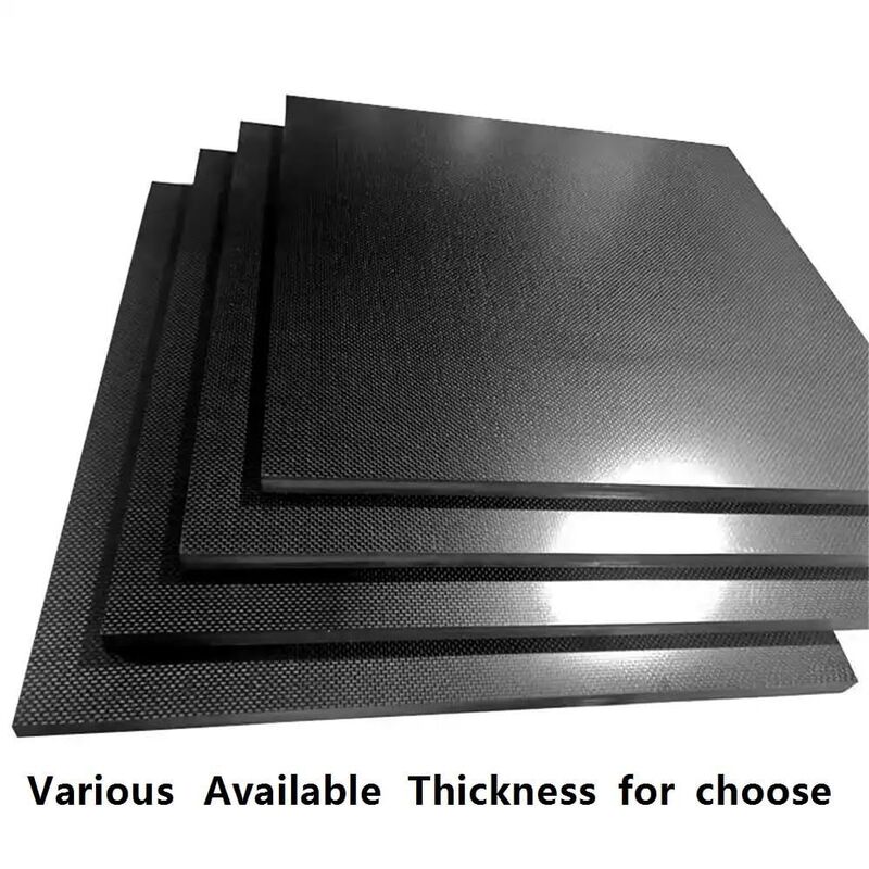 Premium 3K Carbon Fiber Sheet with High-Gloss Finish, Customized Size, and 120°C Heat Resistance