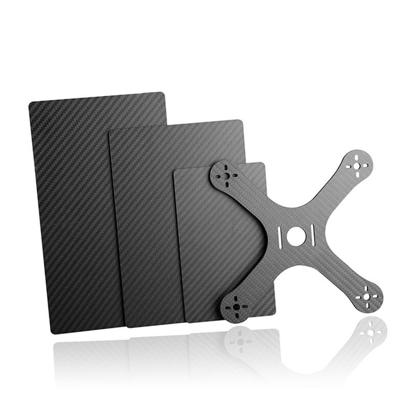 Precision Cut 100% 3K Carbon Fiber Plate | Strong, Rigid & Easy to Machine