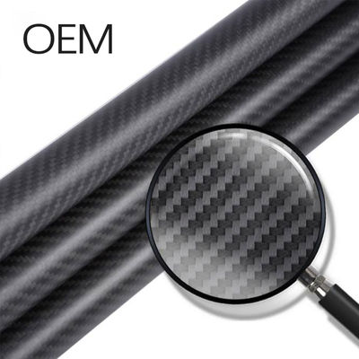 %100 3K Hafif Karbon Fiber Boru Düşük Kütle ve Yüksek Yapısal Dayanım