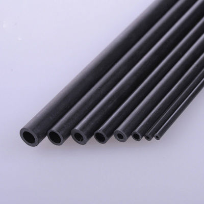 Korozyon Dirençli Pultrüzyon Karbon Fiber Boru 10mm Dış Çap * 8mm İç Çap * 1000mm Boy