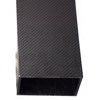 Parlak / Yarı Parlak / Mat Karbon Fiber Kare Dikdörtgen Sekizgen Şekilli Boru 30x20mm